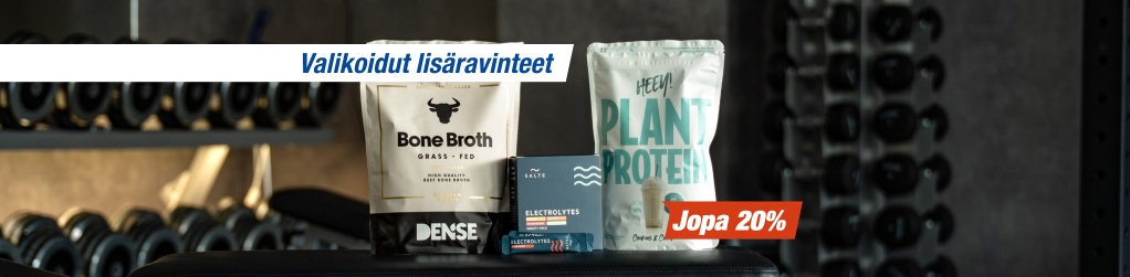 Valikoidut lisäravinteet jopa 20 %